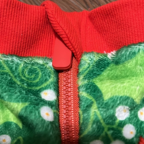 NWT LovinPet Dog Flannel Sweaters Jacket Outfit Green Cardinal Pattern Small - Picture 10 of 15